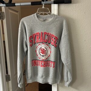 Gray Syracuse University Men's Sweater Gildan